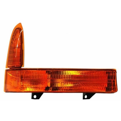 [12-5067-01-1N] CUARTO ESQUINA (PUNTA) FRONT FORD SUPER DUTY 99-04 AMBAR DER TYC (2835)