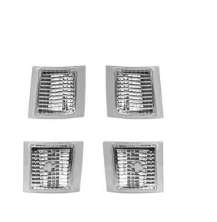 [CHCH94JUCU] CUARTO FRONT CHEVROLET CHEYENNE / SUBURBAN / SIERRA DE 1994 AL 1995 CRISTAL SUP/INT JGO HGO *A