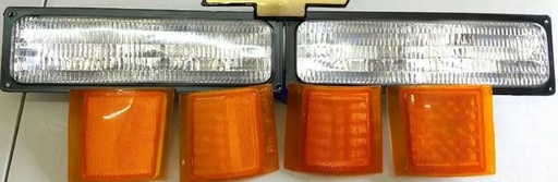 [CHCH94CUJG] CUARTO FRONT CHEVROLET CHEYENNE / SUBURBAN / SIERRA DE 1994 AL 1995 CRISTAL SUP/INT JGO HGO EX+