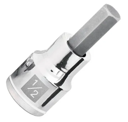 [TRDAPUHE1/2] DADO PUNTA HEXAGONAL CUADRO 1/2 DE 6MM TRUPER COD. 13281 D-5441-6M (128362)