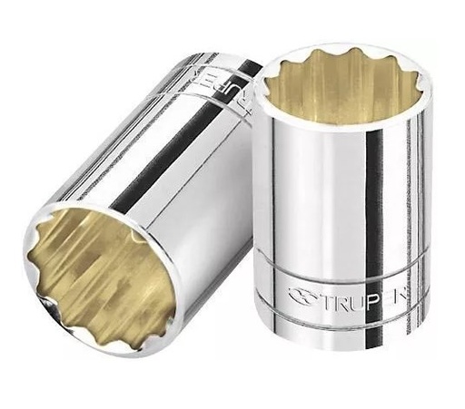 [TRDAD12PUCU1/2DE11/16] DADO 12 PUNTAS CUADRO 1/2" DE 11/16" TRUPER COD.13305 D-5422(129011)