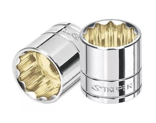 [TRDAD12PUCU3/8DE5/16] DADO 12 PUNTAS CUADRO 3/8" DE 5/16" TRUPER COD. 13581 D-5210