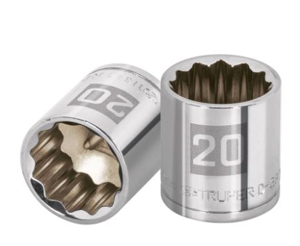[TRDAD12PUCU3/8DE3/8] DADO 12 PUNTAS CUADRO 3/8" DE 3/8" DE TRUPER COD. 13582 D-5212 (126174)