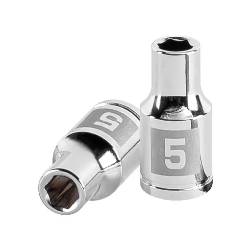 [TRDAD6PUCU1/4DE5] DADO 6 PUNTAS CUADRO 1/4" DE 5 MM TRUPER COD. 13167 D-4705-M