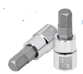 [TRDADPUHECU3/8DE1/4] DADO PUNTA HEXAGONAL CUADRO 3/8" DE 1/4" TRUPER COD. 13465 D-4990-1/4 (126257)