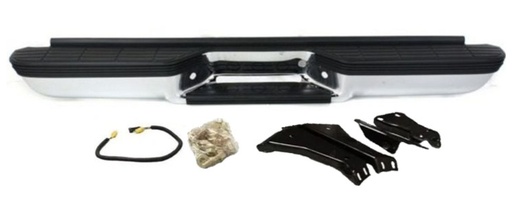 [CHPU88DEFOECCLT] DEFENSA CHEVROLET PU DE 1992 AL 1998/CHEYENNE/SUBURBAN DE 1992 AL 1999 C/BRACK'S C/HULES C/LUZ CROM TRAS (3304) EX+