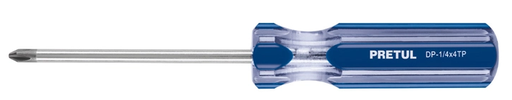 [DP-3/16X4TP] DESARMADOR PUNTA PHILLIPS 3/16x4 MANGO PVC PRETUL COD. 21473 DP-3/16X4TP