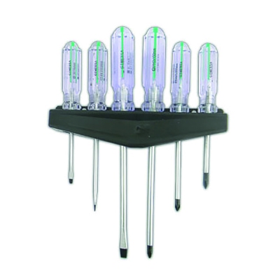 [14DESARM688CH] DESARMADORES PUNTA PLANA/CRUZ GIMEX COD.YF-14712 6 PZAS