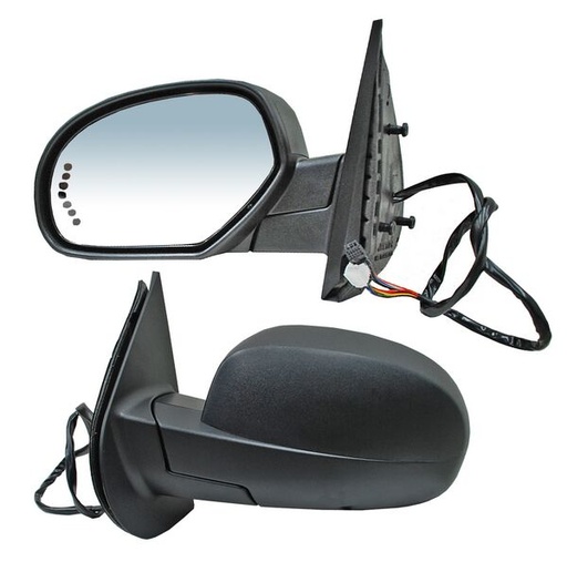 [ELCPU07EL1] ESPEJO CHEVROLET PU 07-13 / SUBURBAN 06-10 ELECT C/DESEMP C/DIRECC C/LUZ INF TEXT PPV/SSV/HYBRID/LTZ/BASE/LS/LT/Z71 IZQ