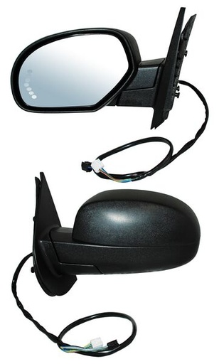 [ELCPU07EL5] ESPEJO CHEVROLET PU 09-14 / SUBURBAN 06-10 ELECT C/DESEMP C/DIRECC C/MEM C/LUZ AUTOABATIBLE TEXT PREMIUM/HYBRID/PLATINUM/LTZ/BASE/LS/LT/DENALI/SLE/SLT IZQ TW