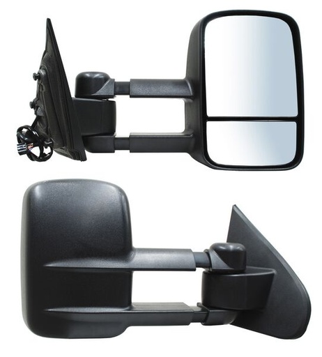 [ELCPU14ER2] ESPEJO CHEVROLET PU 14-17 / SIERRA ELECT TEXT C/DESEMP C/DIRECC TELESCOPICO DER TW