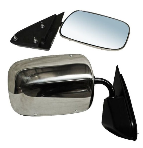 [CHPUC92ESPCRR] ESPEJO CHEVROLET PU DE 1992 AL 1998 B/INOX WT/BASE/LS/SL/SLE/SLT S/CONT DER (3540)