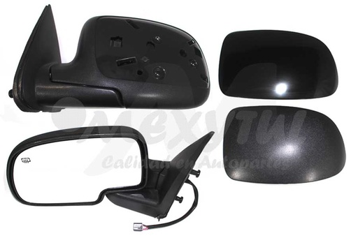 [CHPU99ESPTXDEL] ESPEJO CHEVROLET PU DE 1999 AL 2006 ELECT CROM 3 PINES IZQ (129723)