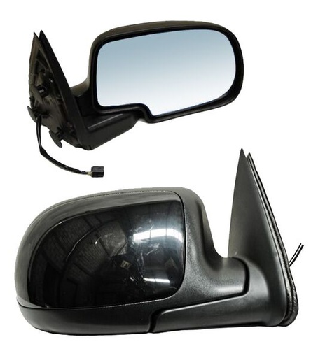 [CHPU99ESPLSDEL] ESPEJO CHEVROLET PU DE 1999 AL 2006 ELECT NEG LISO C/DESEMP IZQ (128194)