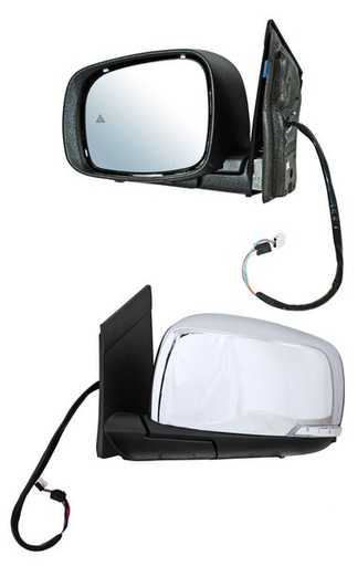 [09023-1R2] ESPEJO DODGE CARAVAN/ TOWN & COUNTRY 08-19 ELECT CROM C/DESEMP C/DIRECC C/SENSOR PUNTO CIEGO IZQ TW