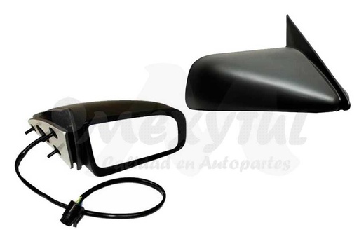 [DOSPI90ESPER] ESPEJO DODGE SPIRIT DE 1990 AL 1995 ELECT NEG 3 PINES HIGH/LE/ES/RT/BASE DER (3642) *A