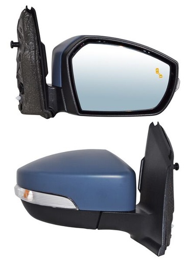 [ELFEC17ER2] ESPEJO FORD ESCAPE 17-19 ELECT P/PINT C/SENSOR PUNTO CIEGO C/DESEMP C/MEM C/DIRECC C/LUZ INF DER TW
