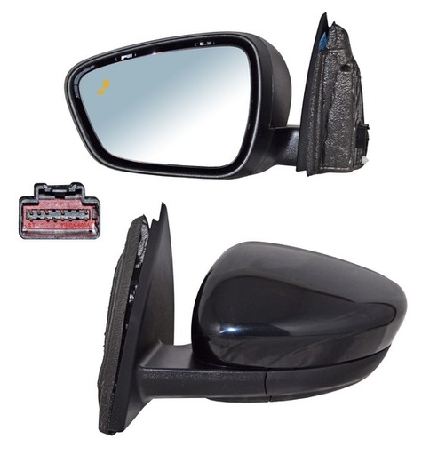 [ELFEC20EL2] ESPEJO FORD ESCAPE 20-21 ELECT P/PINT C/SENSOR PUNTO CIEGO C/DESEMP C/MEM IZQ TW