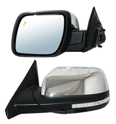 [FOEX16ESELCDCRL] ESPEJO FORD EXPLORER 16-18 ELECT C/LUZ INF C/DIRECC C/LUZ INF C/MEM AUTOABATIBLE C/DESEMP C/SENSOR PUNTO CIEGO CROM IZQ TW