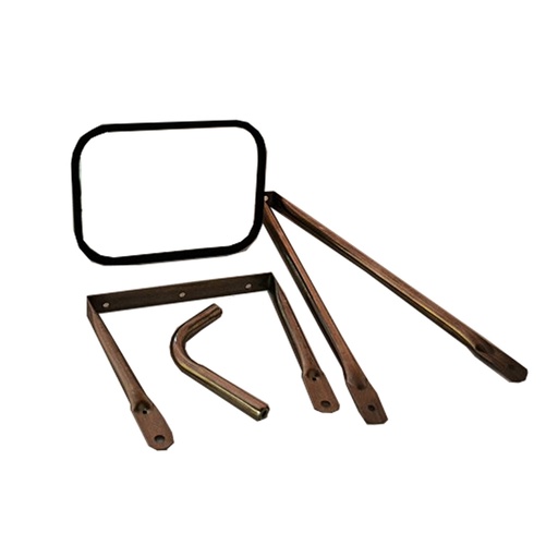 [FOF392ESCRL] ESPEJO FORD F350 1992 AL 1998 CROM IZQ/DER *G