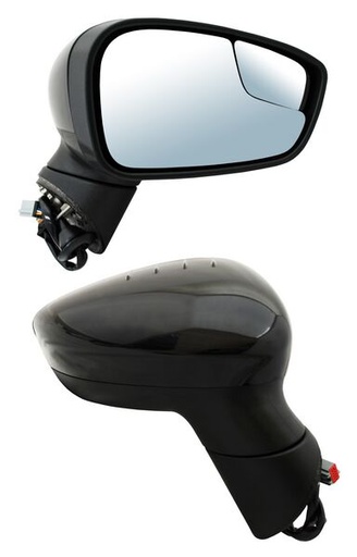 [FOFIE11ESPEPDR] ESPEJO FORD FIESTA DE 2011 AL 2016 ELECT LISO C/DESEMP PUNTO CIEGO DER (11079) TW