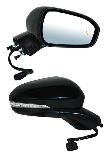 [ELFFU17ER1] ESPEJO FORD FUSION 18-20 ELECT C/DESEMP C/DIRECC C/LUZ INF C/MEM P/PINT C/SENSOR PUNTO CIEGO SE/PLATINUM/TITANIUM/SPORT DER