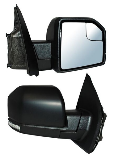 [ESFO15ESR] ESPEJO FORD PU / F150 DE 2015 AL 2018 ELECT LISO C/LUZ LED C/MEM C/DIRECC C/DESEMP C/PUNTO CIEGO AUTOABATIBLE DER