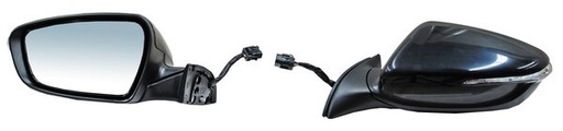 [KIFO16ESEPCLCDR] ESPEJO KIA FORTE DE 2016 AL 2018/ AMER DE 2014 AL 2016 EX/LX/SX ELECT P/PINT C/LUZ INF AUTOABATIBLE C/DIRECC C/DESEMP IZQ