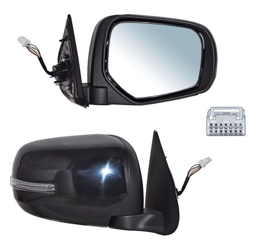 [ELMTPU16ER2] ESPEJO MITSUBISHI PU L200 16-18 ELECT P/PINT C/DIRECC AUTOABATIBLE 7 PINESIZQ TW