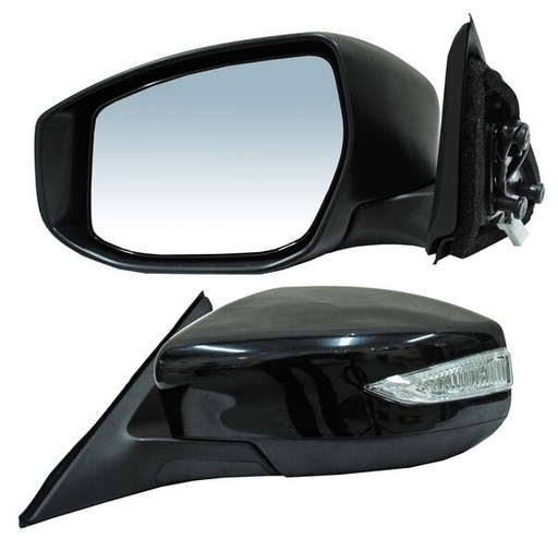 [NIALT13ESPEL] ESPEJO NISSAN ALTIMA 13-16 BASE/S/SL/SR/SV/SENSE/ADVANCE/EXCLUSIVE ELECT LISO C/DIRECC C/DESEMP IZQ (128554)