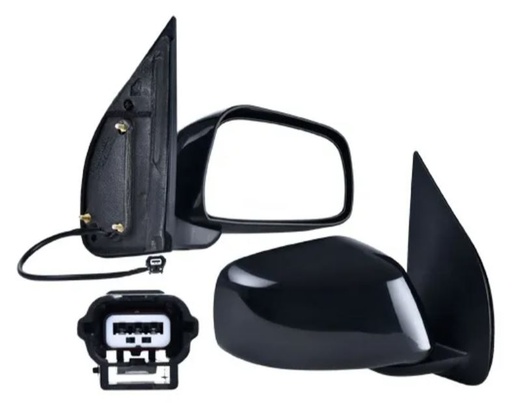 [NIFR05ESEPPL] ESPEJO NISSAN FRONTIER DE 2005 AL 2019 ELECT LISO 3 PINES LE/S/SE/COMFORT/PRO-4X/DESERT RUNNER L4/V6 4/6 CIL 2.4/2.5/4.0L 2/4 PTAS IZQ *A