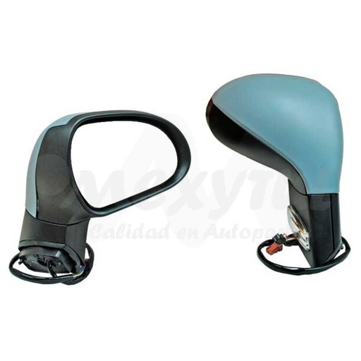 [PE20708ESPDER] ESPEJO PEUGEOT 207 2008 AL 2013 ELECT 9 PIN C/DIRECC C/DESEMP DER (121025)