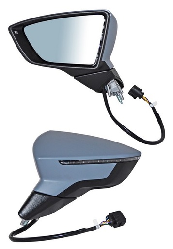 [ELSLE14EL1] ESPEJO SEAT LEON 14-18 ELECT P/PINT C/DIRECC C/DESEMP IZQ TW