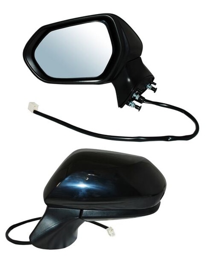 [ELTCA18EL] ESPEJO TOYOTA CAMRY 18-20 ELECT P/PINT HYBRID/LE/SE/L/XLE/XSE IZQ TW