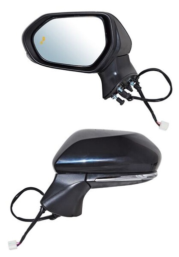 [TOCA18ESR] ESPEJO TOYOTA CAMRY 18-20 SE/ LE ELECT LISO C/DESEMP C/DIRECC C/SENSOR PUNTO CIEGO IZQ TW
