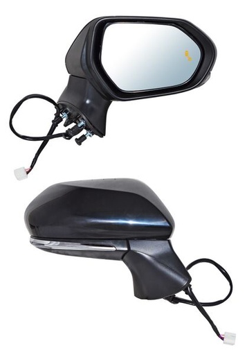 [ELTCA18ER2] ESPEJO TOYOTA CAMRY 18-20 SE/ LE ELECT P/PINT C/DESEMP C/DIRECC C/SENSOR PUNTO CIEGO DER