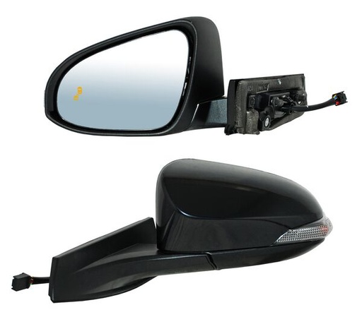 [ELTCH18EL1] ESPEJO TOYOTA CHR 18-20 ELECT C/DESEMP C/DIRECC C/LUZ INF C/SENSOR PUNTO CIEGO AUTOABAT BASE/LE/LIMITED/SPORT/PREMIUM IZQ TW