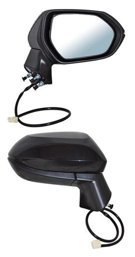 [ELTCO20ER] ESPEJO TOYOTA COROLLA 20-21 ELECT LISO DER TW