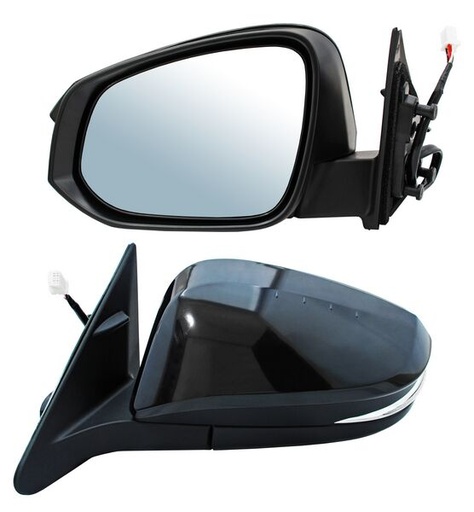 [TOHIG14ESPDEL] ESPEJO TOYOTA HIGHLANDER 14-16 ELECT LISO C/DESEMP C/DIRECC IZQ (135878) TW