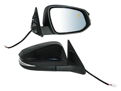 [ELTHL17ER] ESPEJO TOYOTA HIGHLANDER 17-18 ELECT C/DIRECC C/SENSOR PUNTO CIEGO DER TW