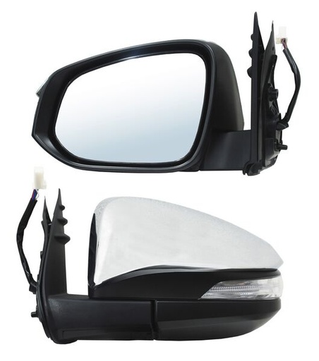 [TOPUH16ESPCREL] ESPEJO TOYOTA HILUX DE 2016 AL 2020 ELECT CROM C/DIRECC ABATIBLE IZQ (135885) TW