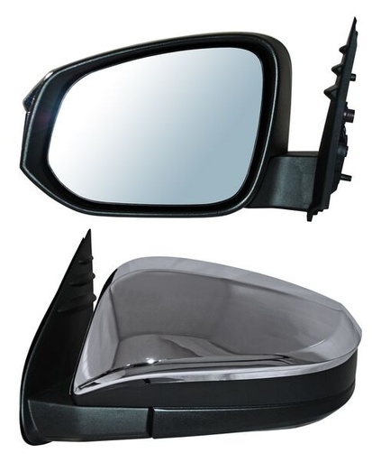 [ELTPU16CL] ESPEJO TOYOTA HILUX 16-21 S/CONT CROM 2WDD/4X4/SR/BASE IZQ