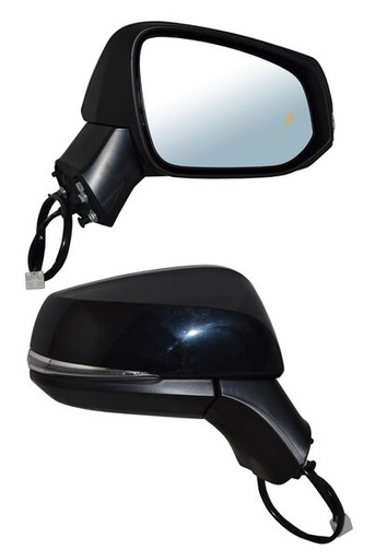 [ELTR419EL] ESPEJO TOYOTA RAV4 19-21 ELECT C/DESEMP C/DIRECC C/SENSOR PUNTO CIEGO P/PINT XLE IZQ TW