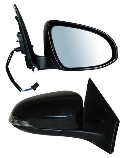 [TOYA17ESEPPCDR] ESPEJO TOYOTA YARIS 17-18 5 PTAS ELECT P/PINTAR LISO C/DIRECC DER TW