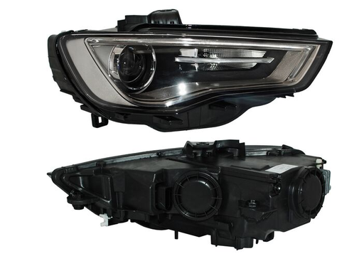 [20-E571-A6-2B] FARO AUDI A3 2013 AL 2016 OSC ELECT C/MOTOR LEDS DER TYC