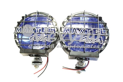 [120876] FARO AUX (NIEBLA) AZUL REDONDO GDE CROM P/FOCO H3 C/REJILLA NEG 12V 55W 1 PZA