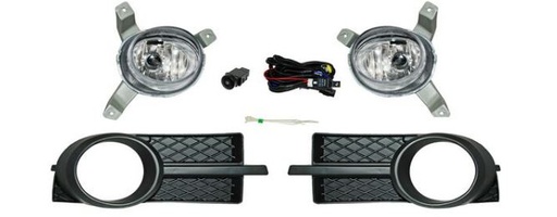 [CHAVE08FAAHGLR] FARO AUX (NIEBLA) CHEVROLET AVEO DE 2008 AL 2011 C/REJILLA C/BASE JGO IZQ/DER EX+ *R