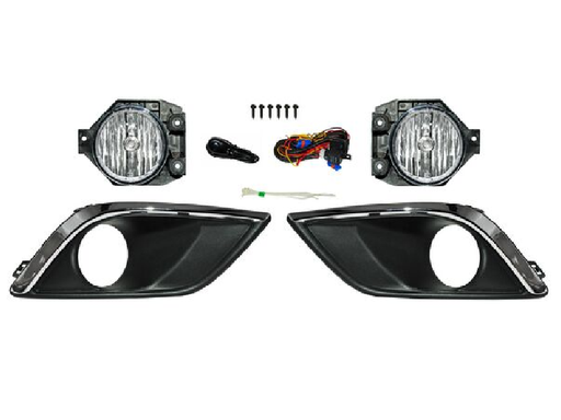 [CHAVE18FARAUXJG] FARO AUX (NIEBLA) CHEVROLET AVEO DE 2018 AL 2022 LINEA NVA C/REJILLA F/CROM JGO TW