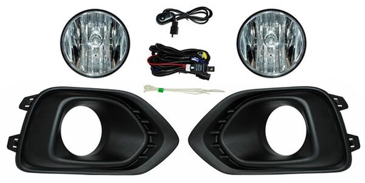 [CHBE18FAACRJG] FARO AUX (NIEBLA) CHEVROLET BEAT DE 2018 AL 2021 C/REJILLA JGO