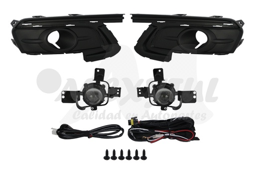 [CHCRU15FAALR] FARO AUX (NIEBLA) CHEVROLET CRUZE DE 2015 AL 2016 LT C/REJILLA S/MOLD JGO